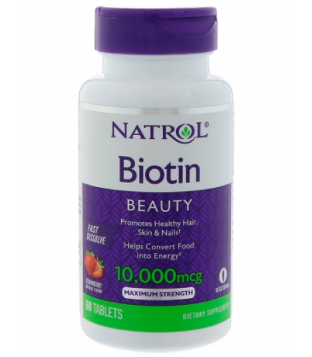 Витамины и минералы Natrol Biotin 10 000...
