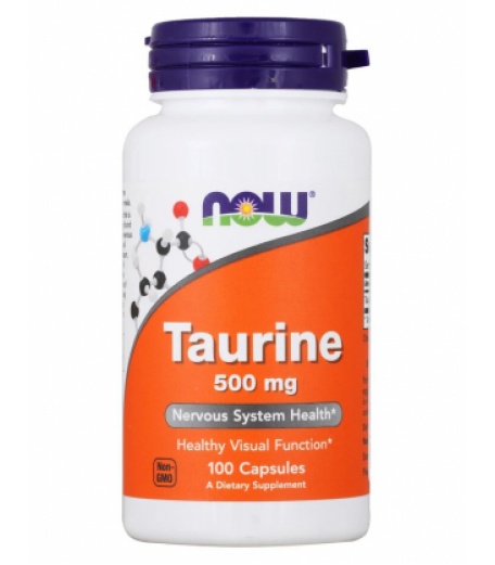 Аминокислоты NOW Taurine 500 мг