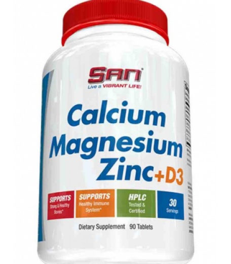 Витамино-минеральные комплексы SAN Calcium Magnesium Zinc +...