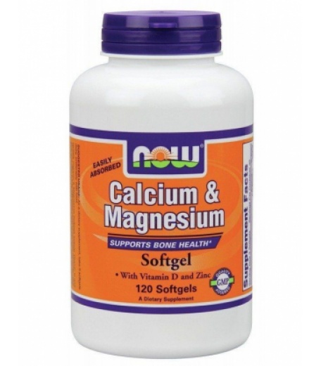 Витамины и минералы NOW Calcium & Magnesium