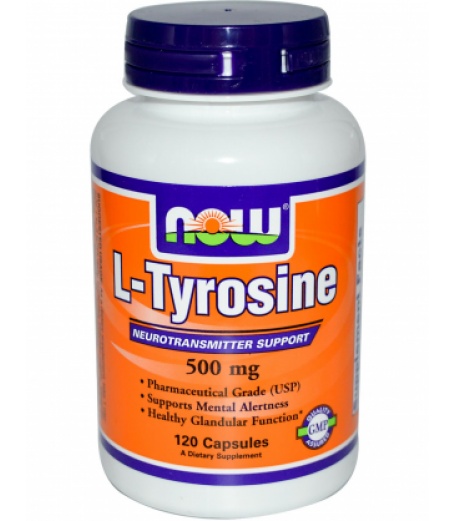 Аминокислоты NOW L-Tyrosine 500 mg.