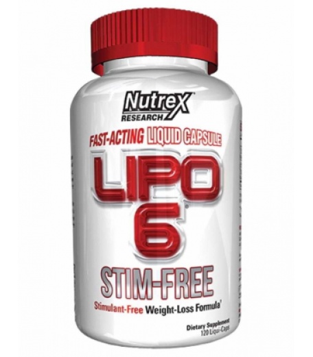 Жиросжигатели Nutrex Lipo 6 stim-free