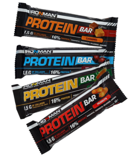 Батончики протеиновые IRONMAN Батончик Protein Bar с...
