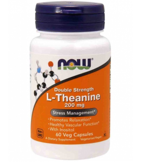 Аминокислоты L-Theanine - Double Strength 200 mg
