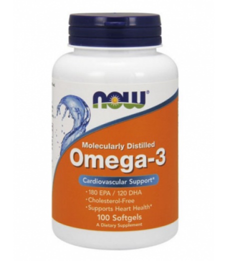 Здоровье и долголетие NOW Omega-3 1000 mg