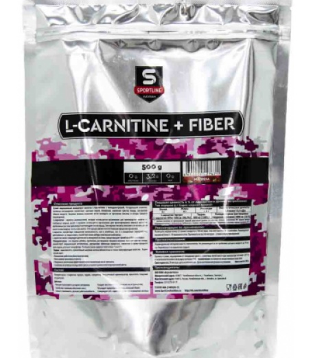 Л-Карнитин (L-Carnitine) SportLine Nutrition L-Carnitine+Fiber Bag (Вес...