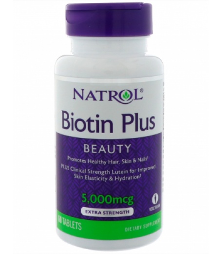 Витамины и минералы Natrol Biotin Plus