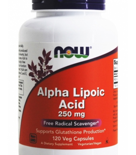 Здоровье и долголетие NOW Alpha Lipoic Acid...