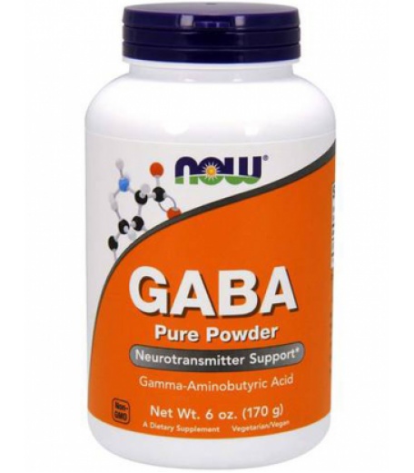 Здоровье и долголетие NOW Gaba Powder (Вес...