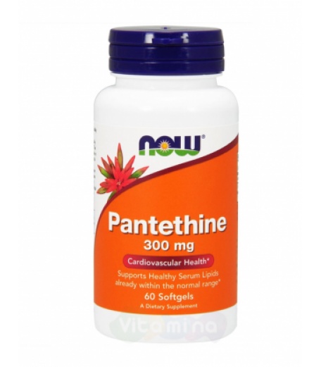 Витамины и минералы NOW Pantethine 300mg