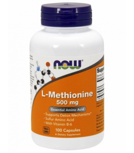Аминокислоты NOW L-Methionine 500 mg.