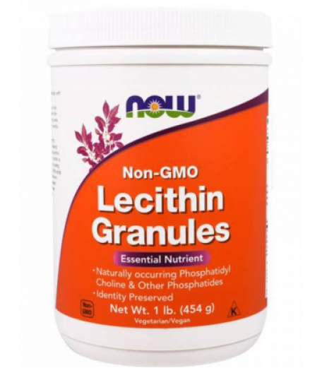 Здоровье и долголетие NOW Lecithin Gran Non-GMO...