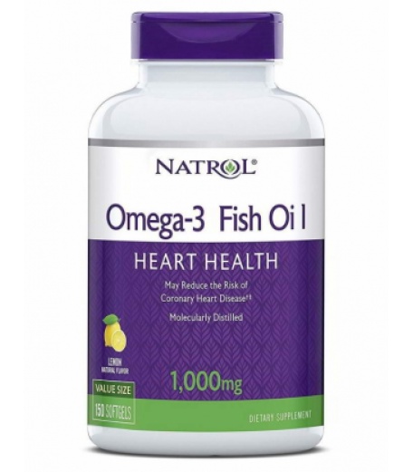 Здоровье и долголетие Natrol Omega-3 1000 мг