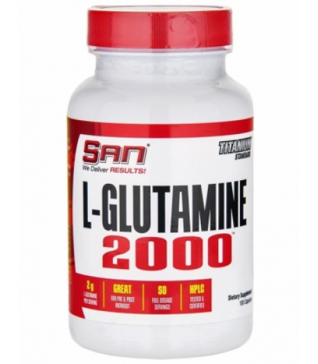 L-Glutamine (Л-Глютамин) SAN L-Glutamine 2000 (Капсулы (...
