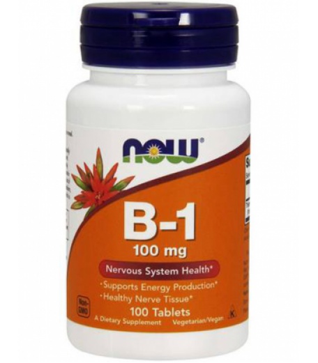 Витамины и минералы NOW Vitamin B-1 100...