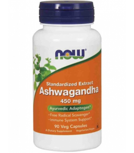 Повышение тестостерона NOW Ashwagandha 450 mg