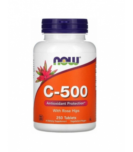 Витамины и минералы NOW Vitamin C-500 with...