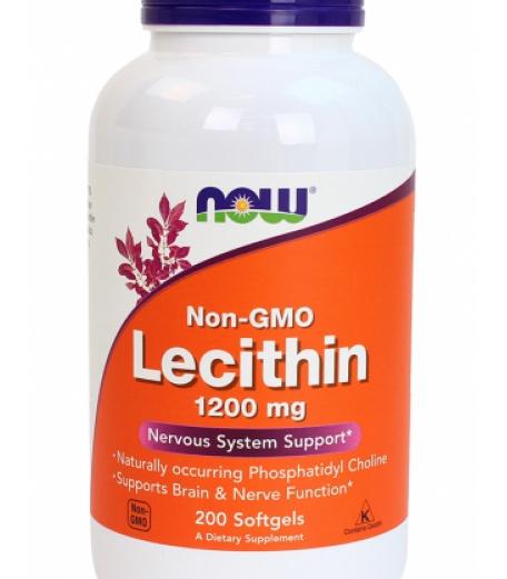 Здоровье и долголетие NOW Lecithin 1200 mg...