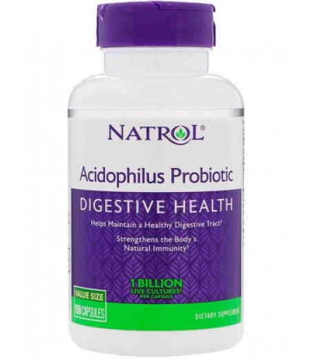 Здоровье и долголетие Natrol Acidophilus Probiotic 100...