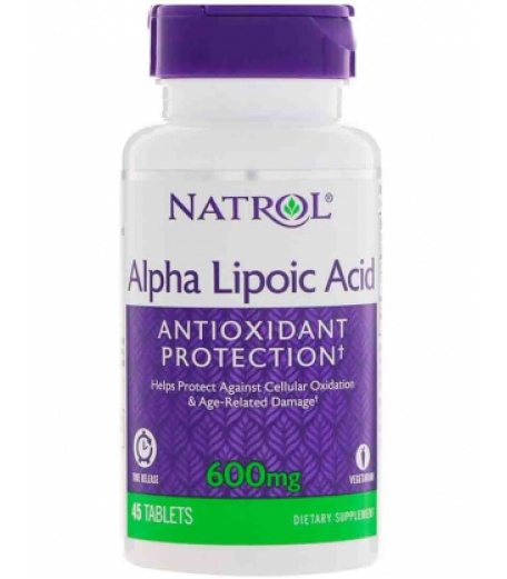Здоровье и долголетие Natrol Alpha Lipoic Acid...