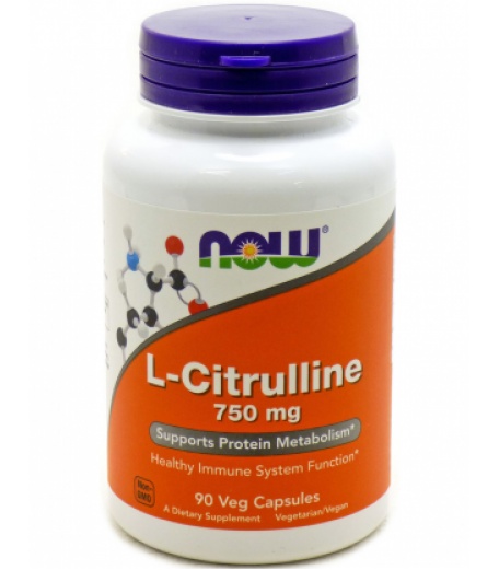 Аминокислоты NOW L-Citrulline 750 mg