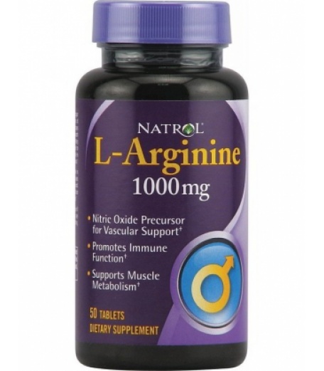 Отдельные аминокислоты Natrol L-Arginine 1000 мг