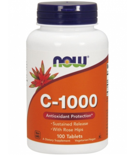 Витамины и минералы NOW Vitamin C-1000 Sustained...