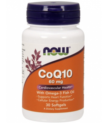 Здоровье и долголетие NOW CoQ10 60 mg...