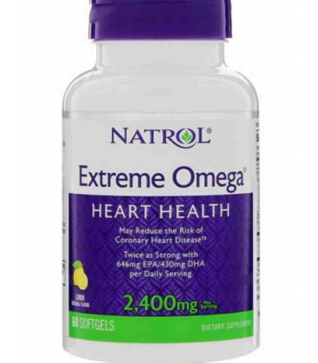 Здоровье и долголетие Natrol Extreme Omega 2400...