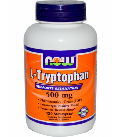 Аминокислоты NOW L-Tryptophan 500 mg. (Капсулы (...