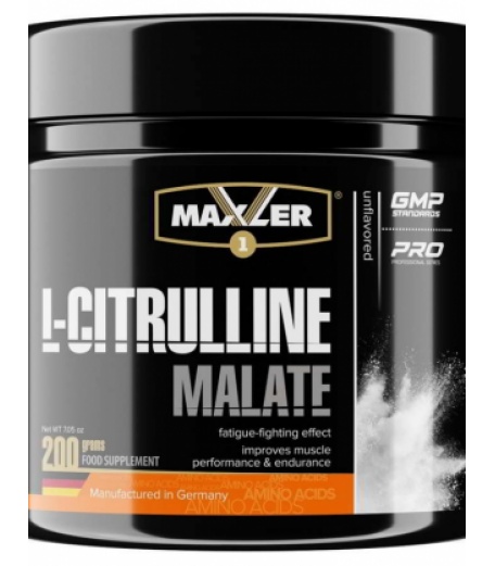Отдельные аминокислоты Maxler L-Citrulline Malate (Вес (...